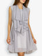 Shimmer and Shake in this Endless Styling Gray Short Dress