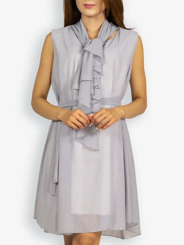 Fash Official Dress Shimmer and Shake in this Endless Styling Gray Short Dress
