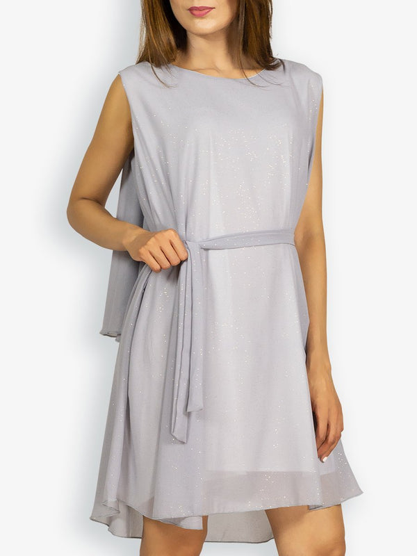 Fash Official Dress Shimmer and Shake in this Endless Styling Gray Short Dress