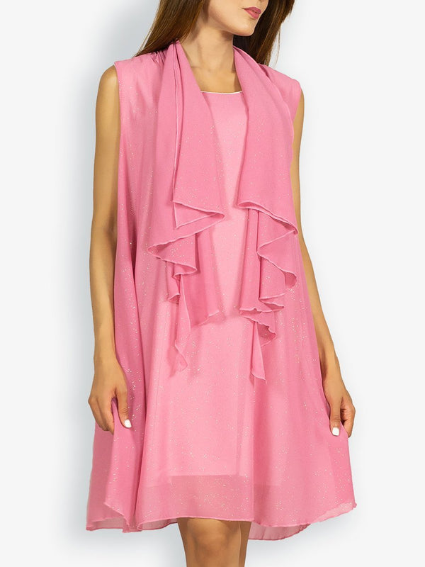 Fash Official Dress Shimmer and Shake in this Endless Styling Pink Short Dress