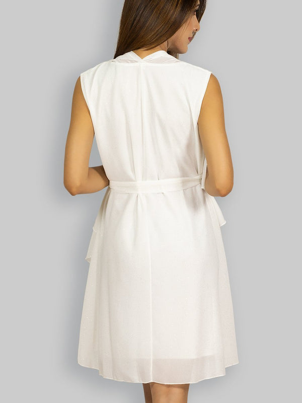 Fash Official Dress Shimmer and Shake in this Endless Styling White Short Dress