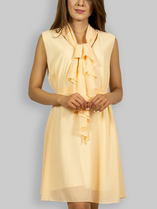 Fash Official Dress Shimmer and Shake in this Endless Styling Yellow Short Dress
