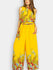 Fash Official Jumpsuits Yellow with Green, Red, Blue and White Print